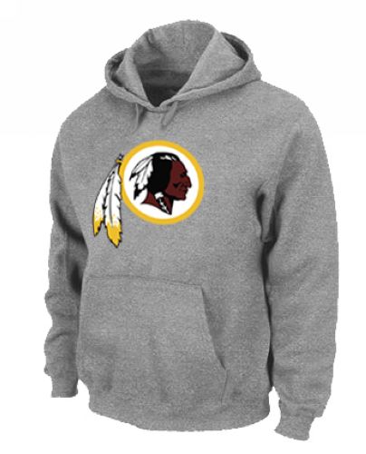 NFL Men's Nike Washington Redskins Logo Pullover Hoodie - Grey